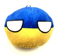 10cm Countryballs Country Ball Cute Ukraine Ukranian Flag Cuddly Meme Ball Toy Gift