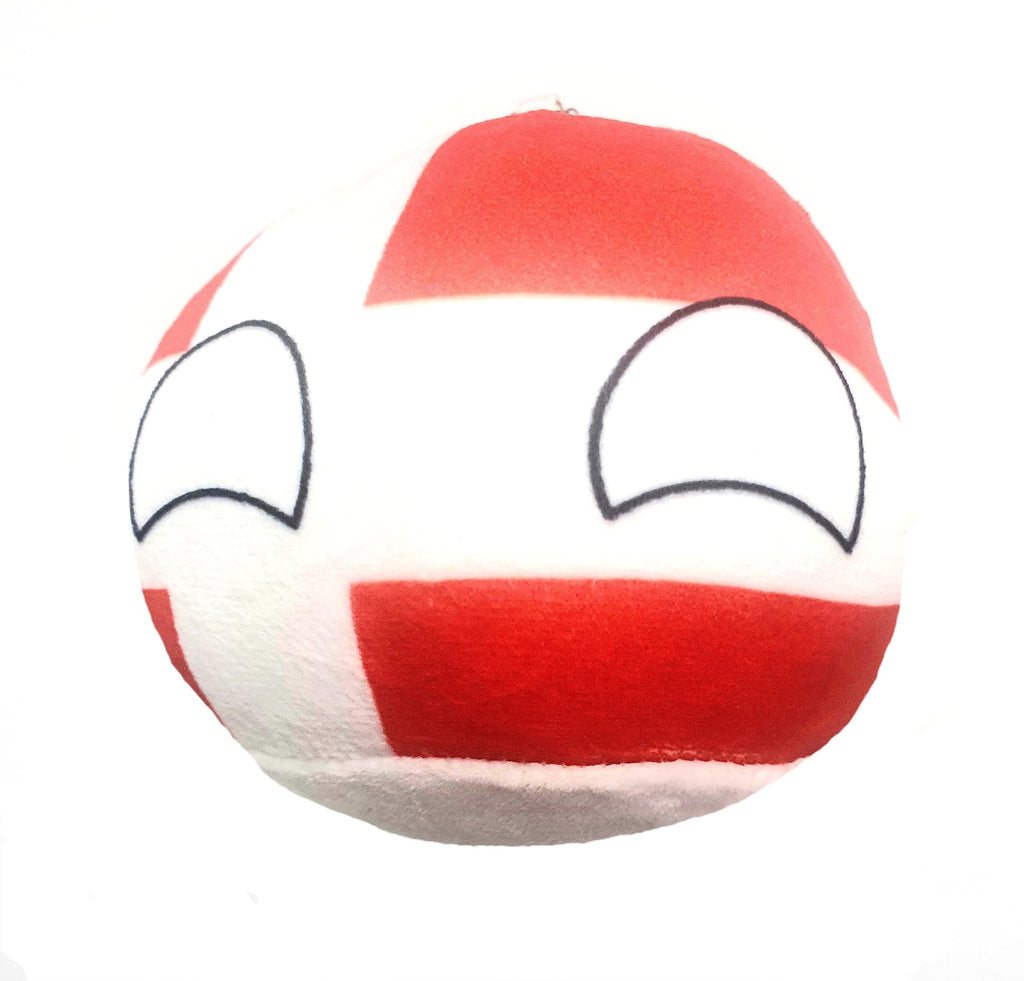 10cm Countryballs Country Ball Cute Denmark Danish Scandinavia EU Europe Flag Cuddly Meme Ball Toy Gift