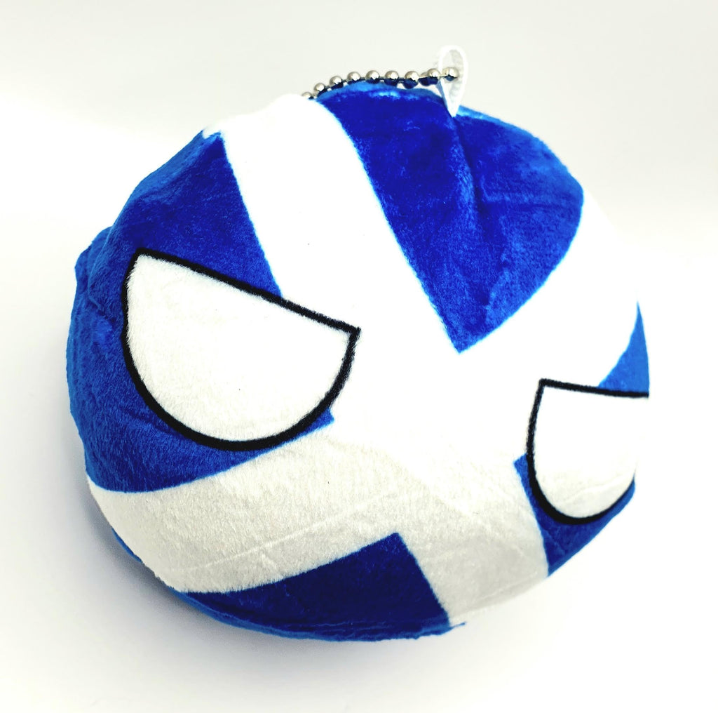 SNS Components Scotland Scottish Saltire 10cm Countryballs Country Ball Cute Flag Cuddly Meme Ball Toy Gift