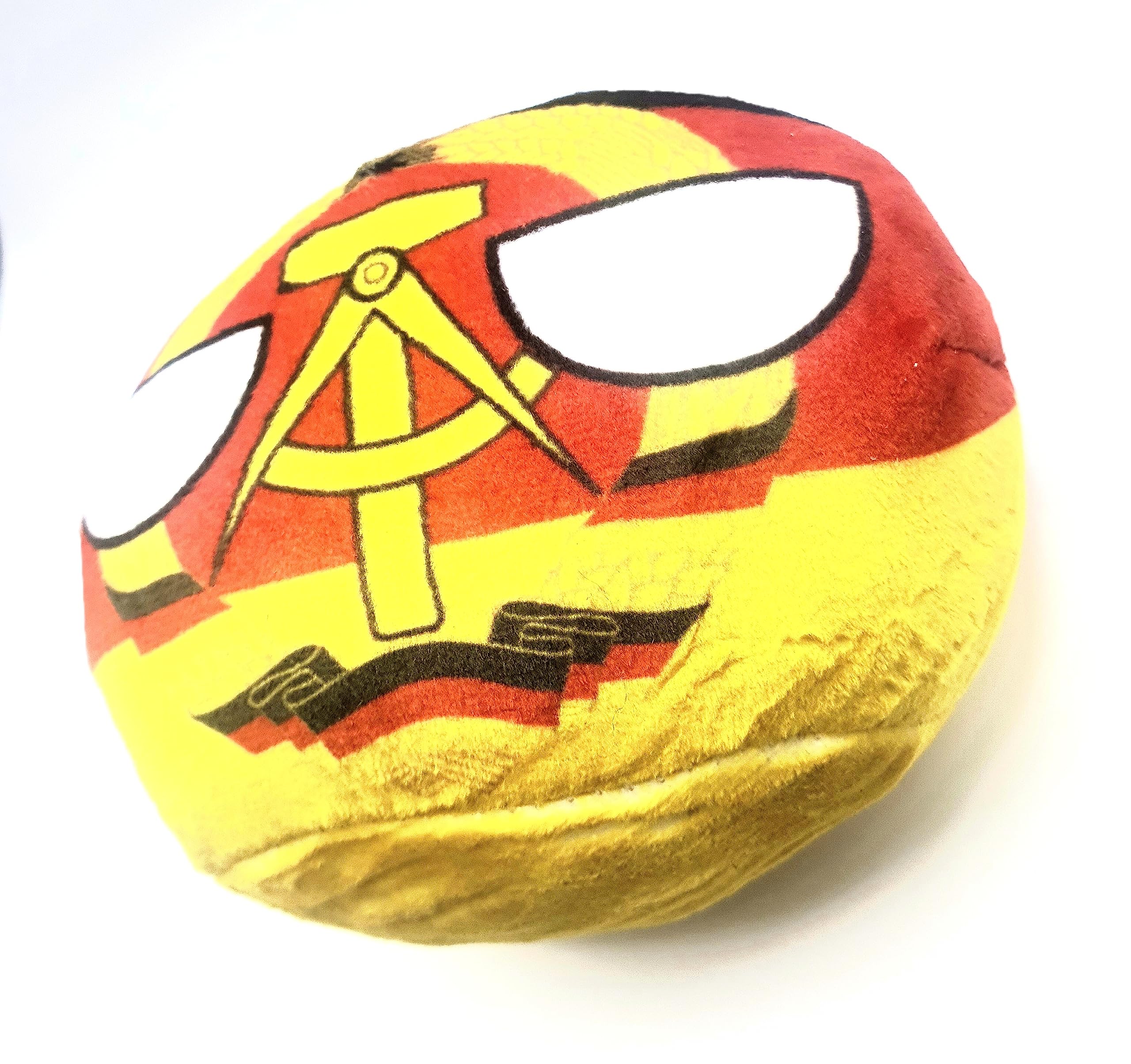 SNS Components 10cm Country Ball Cute East Germany German Democratic Republic Europe Flag Cuddly Meme Ball Kid Toy