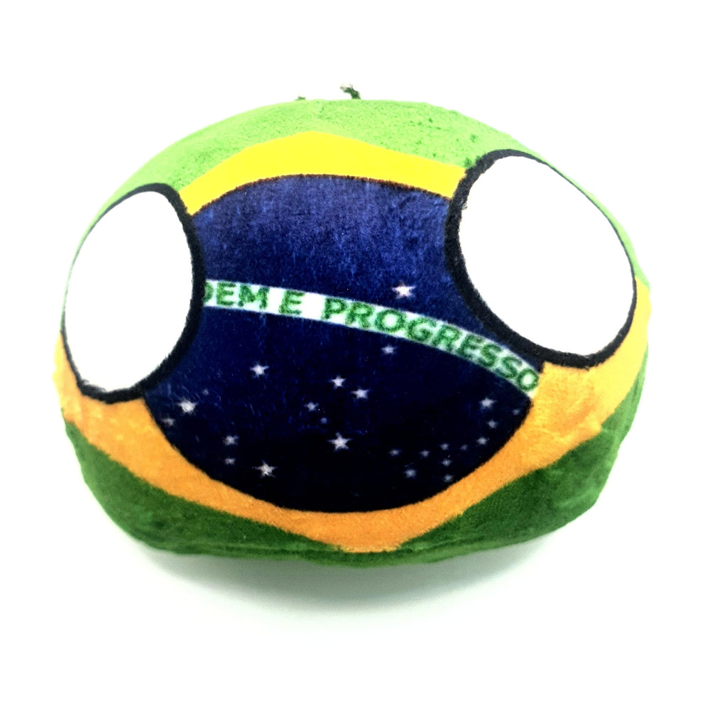 10cm Countryballs Country Ball Cute Brazil South America Flag Cuddly Meme Ball Toy Gift