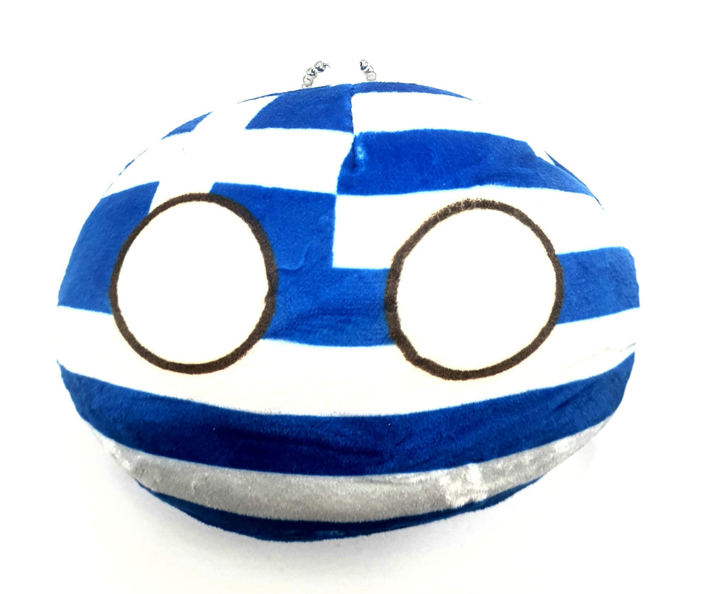 Greece 10cm Countryballs Country Ball Cute Greek Aegean EU Europe Flag Cuddly Meme Ball Toy Gift