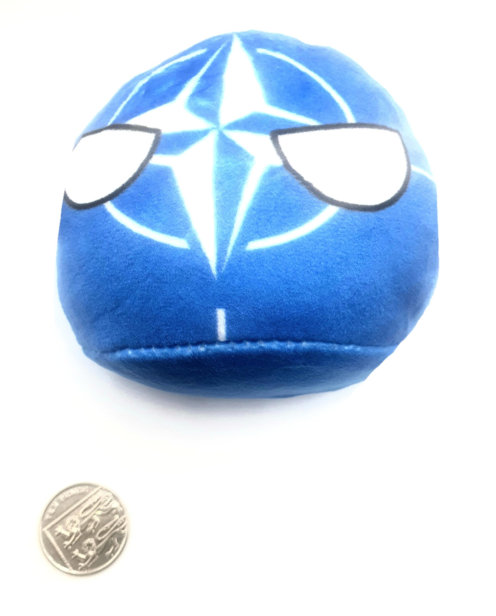 10cm Countryballs Country Ball Cute NATO North Atlantic Treaty Organization Flag Cuddly Meme Ball Toy Gift