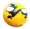 Qing Dynsaty 10cm Countryballs Country Ball Cute China Chinese Dragon Asia Flag Cuddly Meme Ball Toy Gift