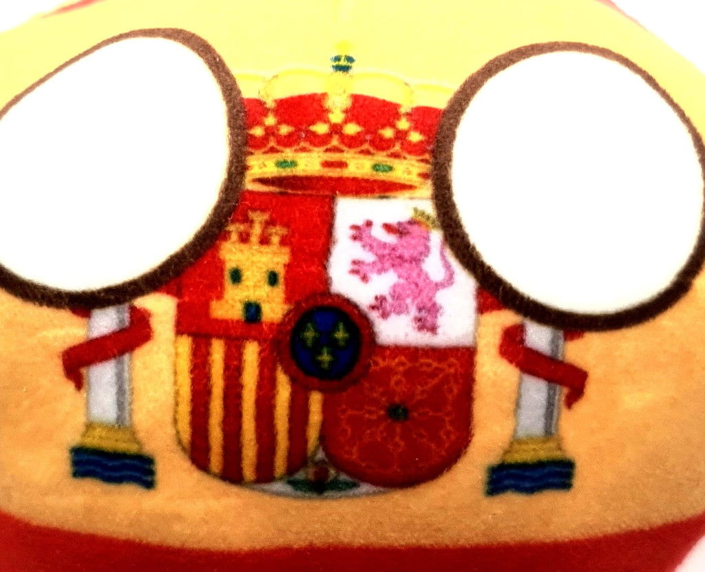 Spain 10cm Countryballs Country Ball Cute Spanish Europe EU Flag Cuddly Meme Ball Toy Gift