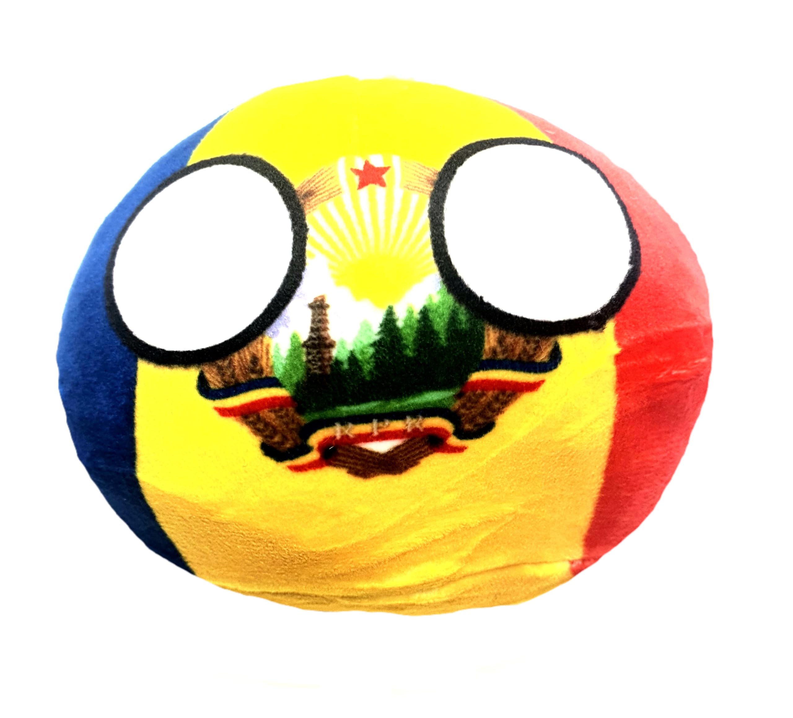 Romania 10cm Countryballs Country Ball Cute Romanian Europe EU Flag Cuddly Meme Ball Toy Gift