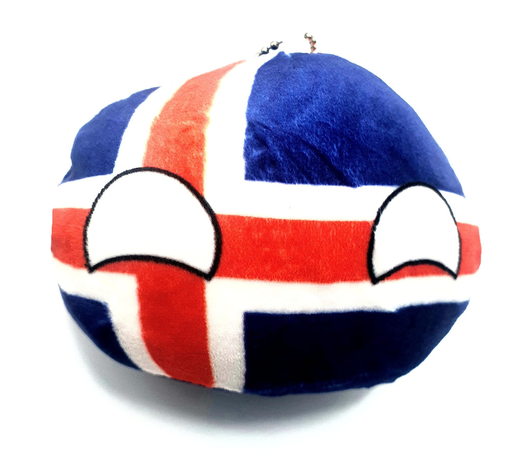 10cm Countryballs Country Ball Cute Iceland Icelandic Flag Cuddly Meme Ball Toy Gift