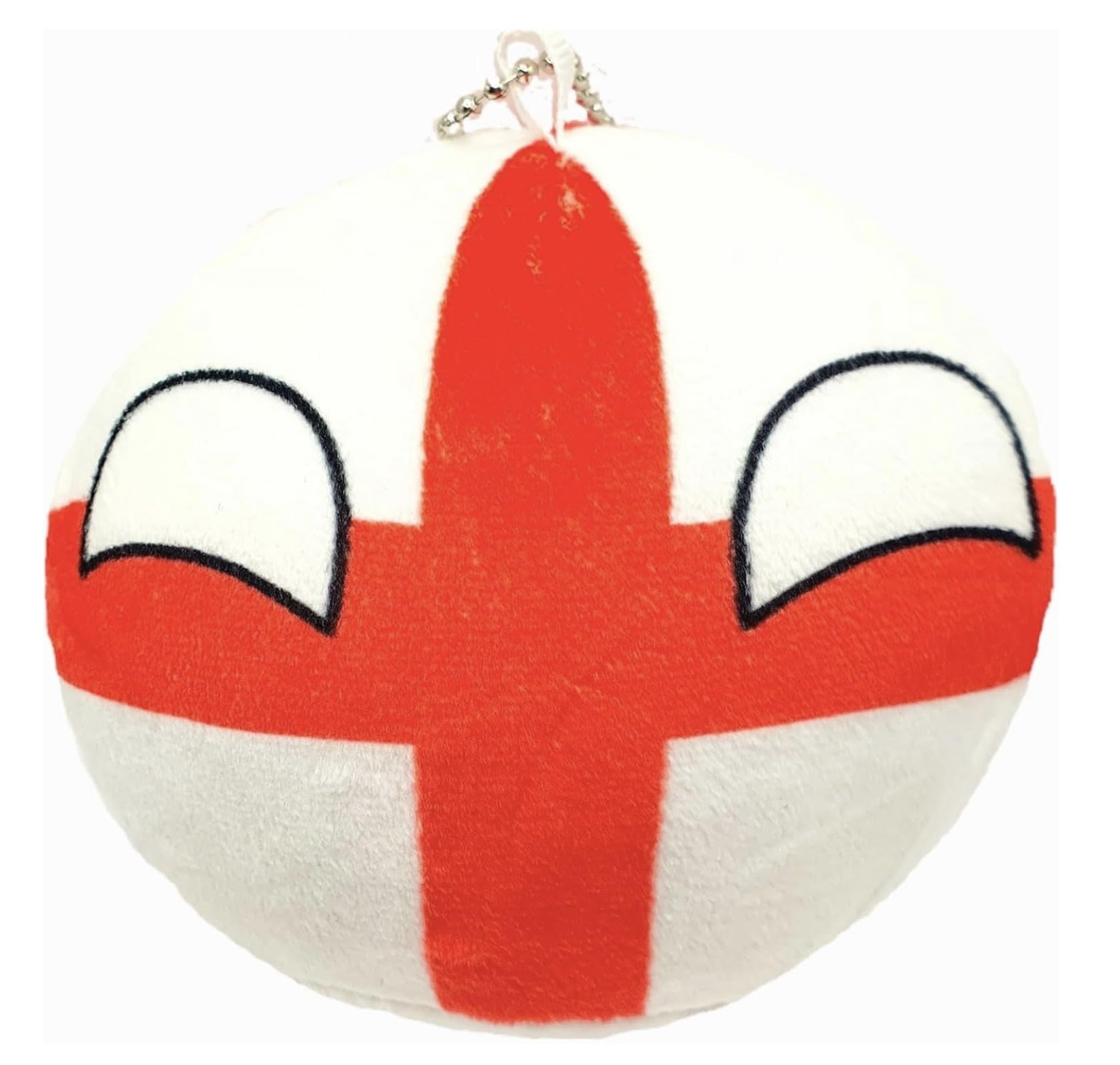 SNS Components CountryPlushies Country Ball Wales England Welsh English Flag Cuddly Meme Ball Gift Keyring Pack of 2