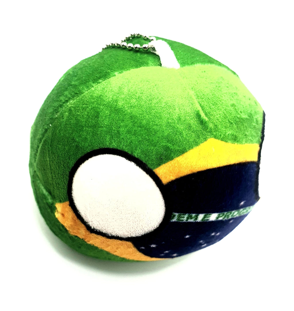 10cm Countryballs Country Ball Cute Brazil South America Flag Cuddly Meme Ball Toy Gift