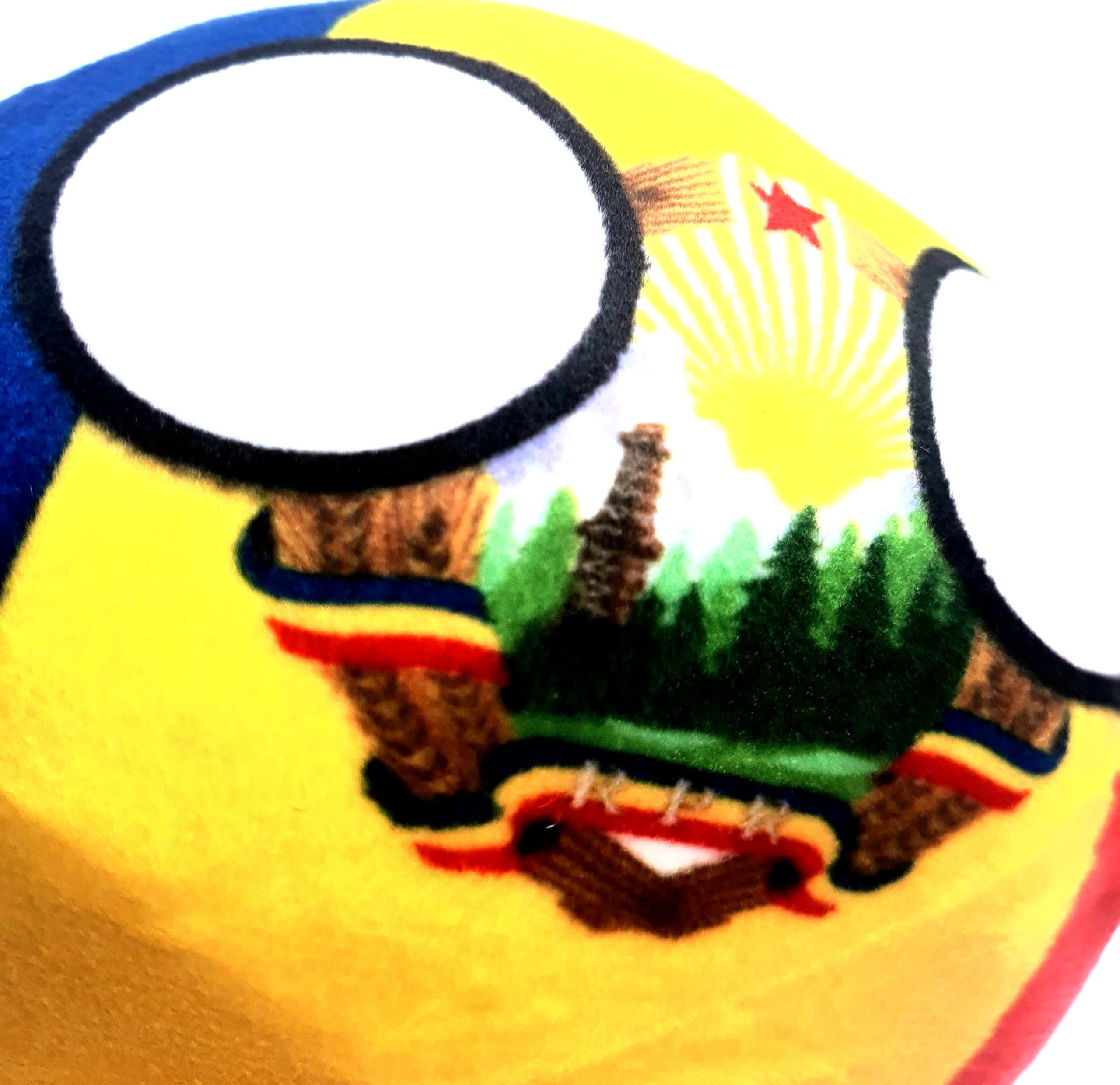 Romania 10cm Countryballs Country Ball Cute Romanian Europe EU Flag Cuddly Meme Ball Toy Gift