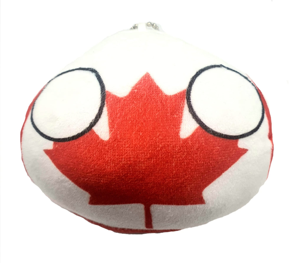10cm Countryballs Country Ball Cute Canada Canadian Maple Leaf Flag Cuddly Meme Ball Toy Gift