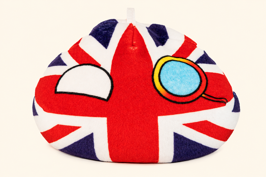 UK Union Jack United Kingdom Country Ball 400g 12cm Country Plushie