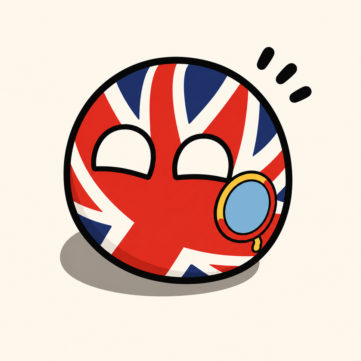 UK Union Jack United Kingdom Country Ball 400g 12cm Country Plushie