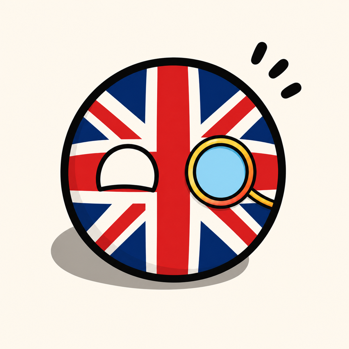 UK Union Jack United Kingdom Country Ball 400g 12cm Country Plushie