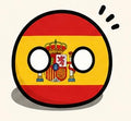 Spain Country Ball 400g 12cm Country Plushie