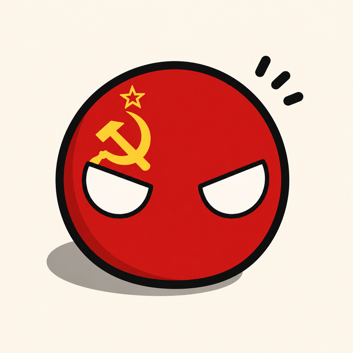 Soviet Union USSR Country Ball 400g 12cm Country Plushie