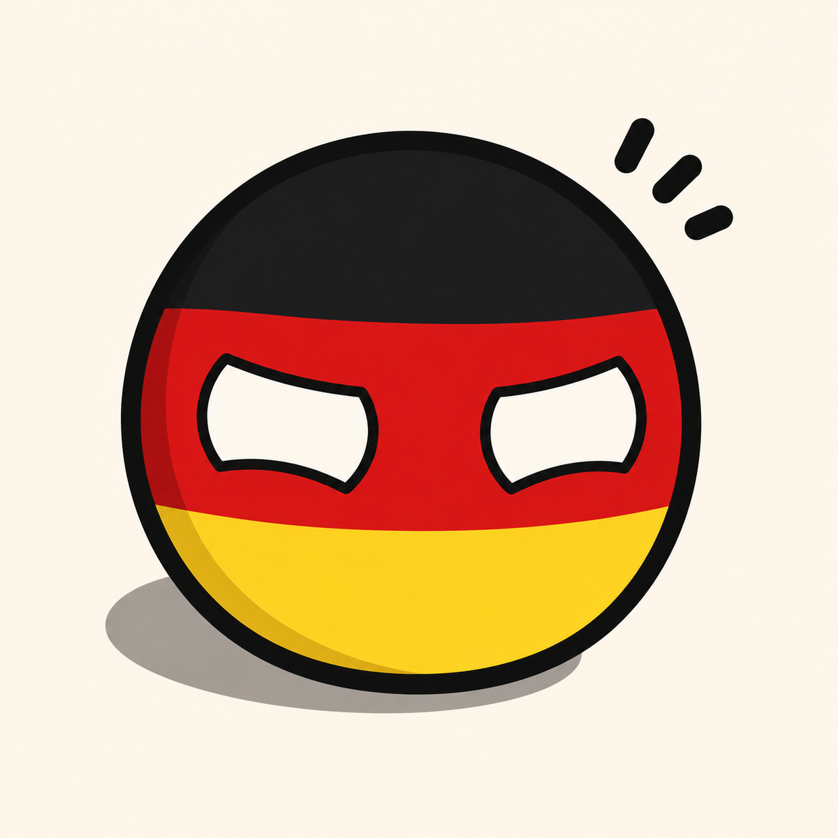 German Country Ball 400g 12cm Country Plushie