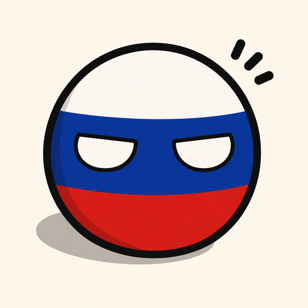 Russia Country Ball 400g 12cm Country Plushie