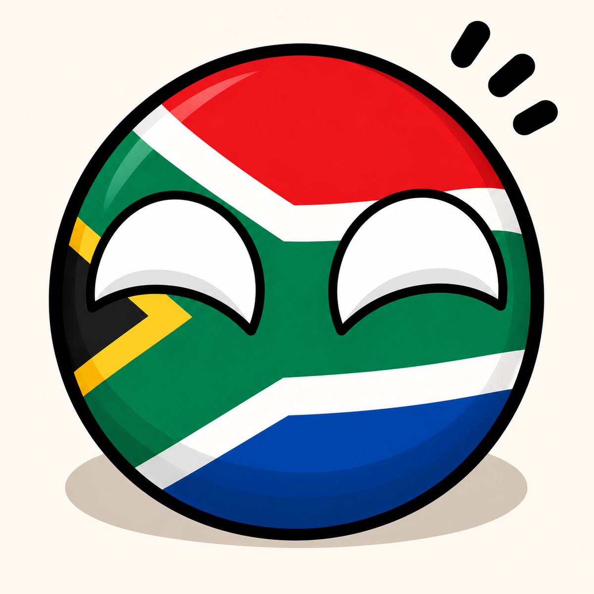 COMING SOON South Africa Country Ball 400g 12cm Country Plushie