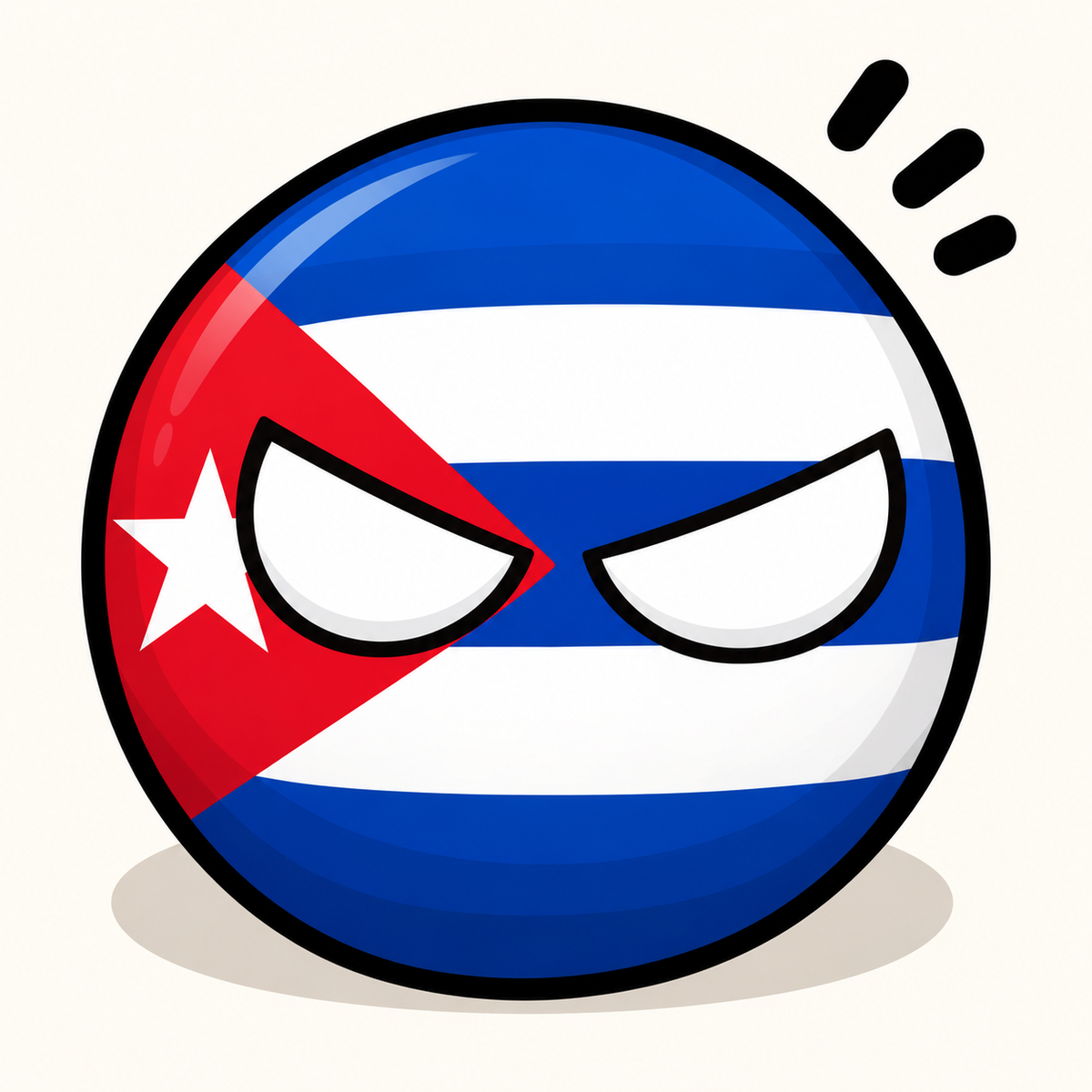 COMING SOON Cuba Country Ball 400g 12cm Country Plushie