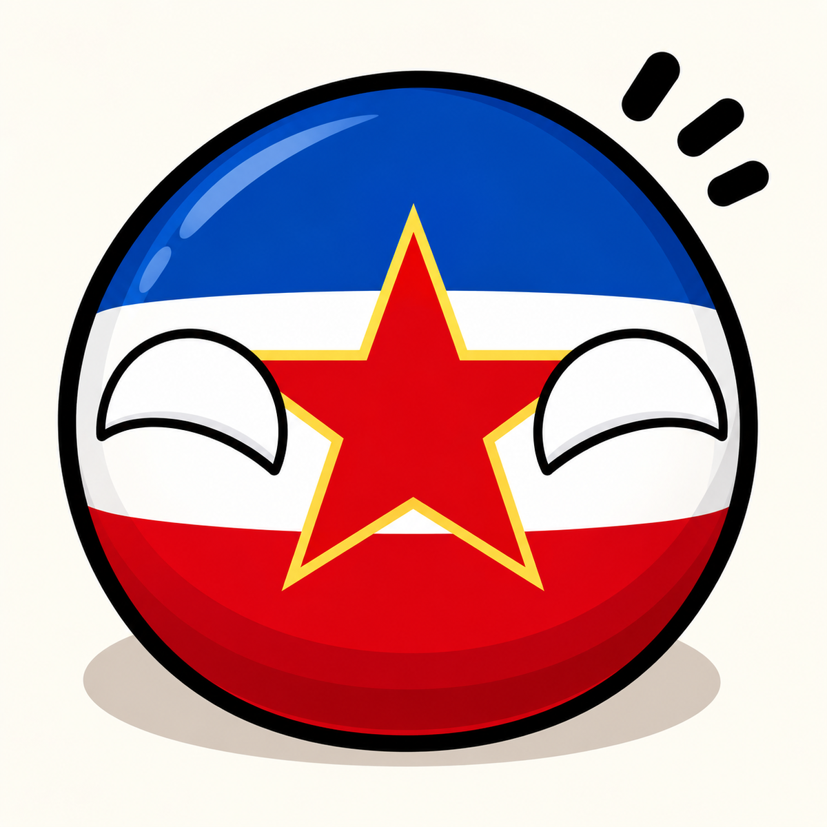 COMING SOON Yugoslavia Country Ball 400g 12cm Country Plushie