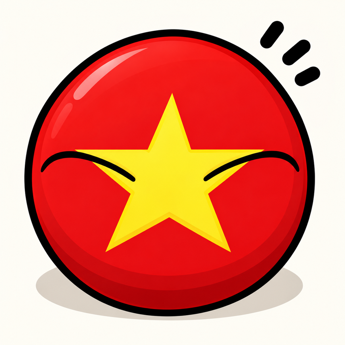 COMING SOON Vietnam Country Ball 400g 12cm Country Plushie