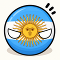 COMING SOON Argentina Country Ball 400g 12cm Country Plushie