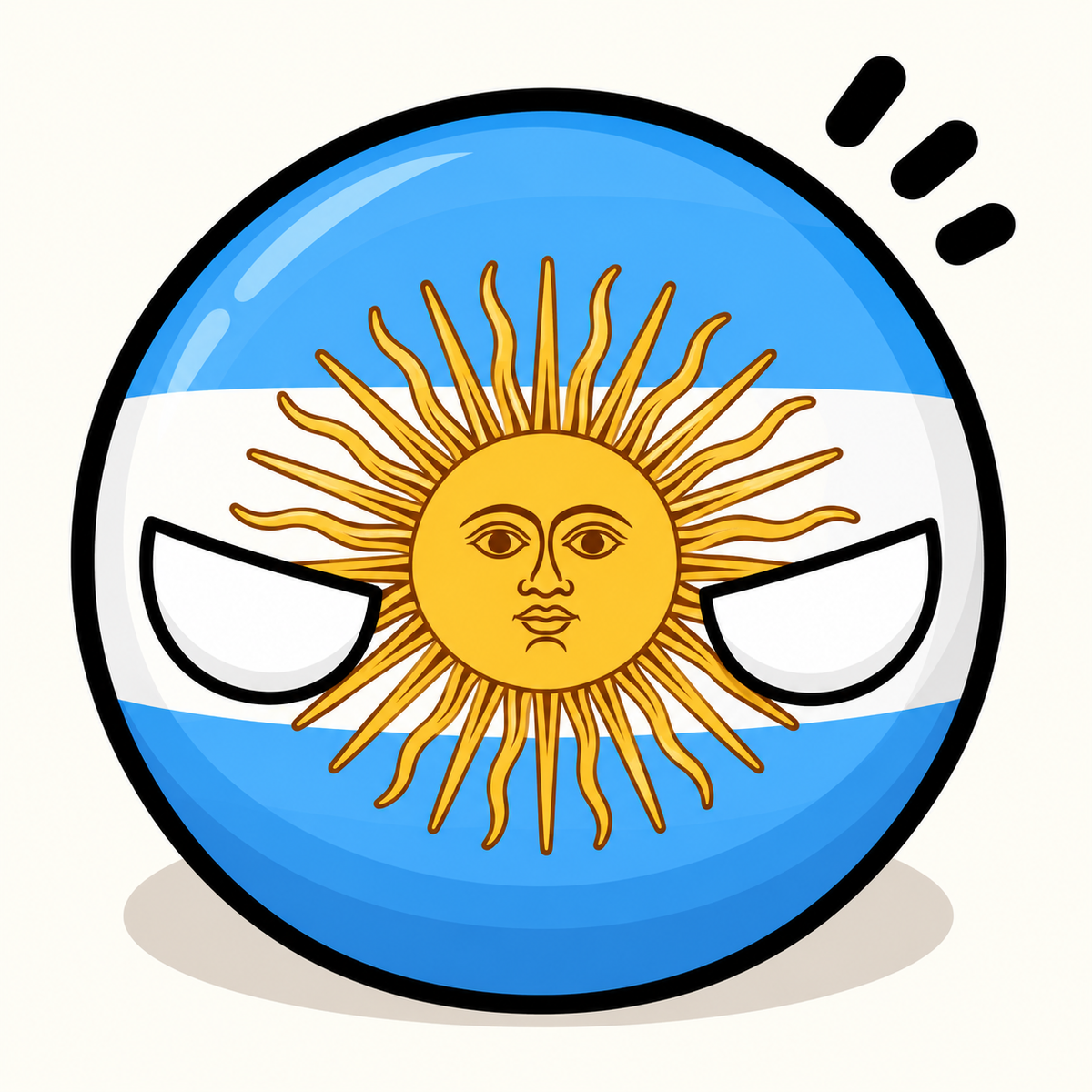 COMING SOON Argentina Country Ball 400g 12cm Country Plushie