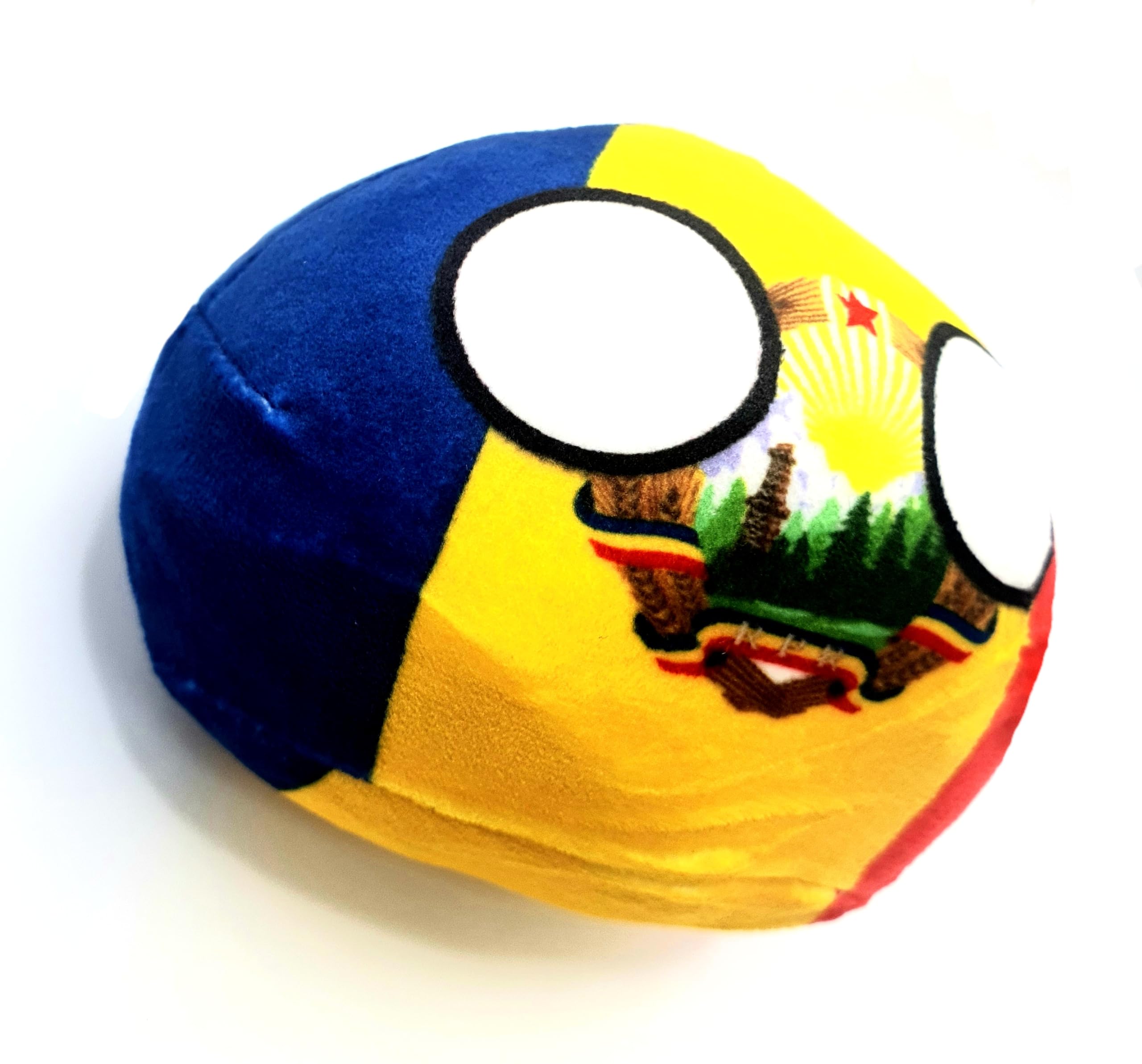 Romania 10cm Countryballs Country Ball Cute Romanian Europe EU Flag Cuddly Meme Ball Toy Gift