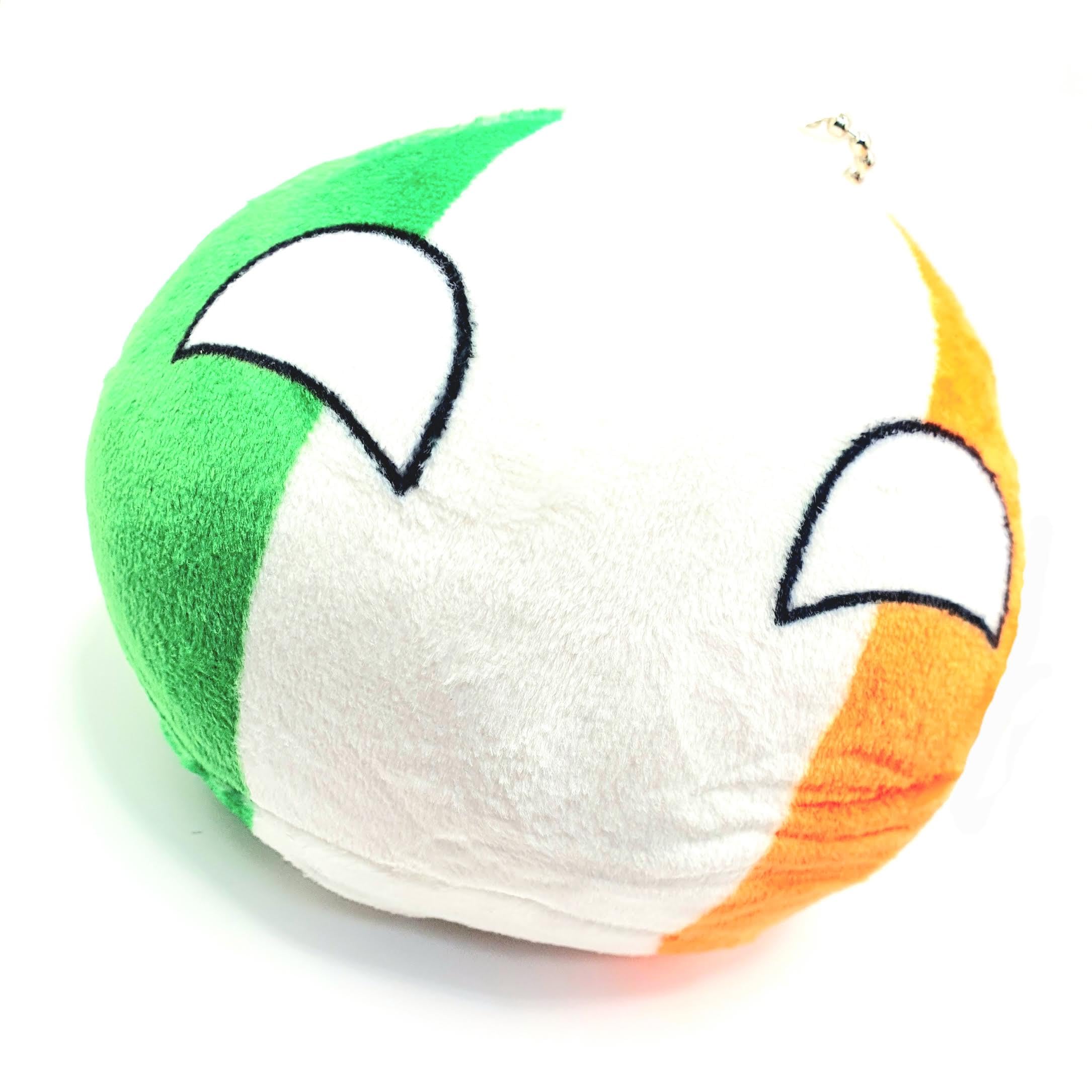 SNS Components Ireland Irish Eire 10cm Countryballs Country Ball Cute EU Flag Cuddly Meme Ball Toy Gift