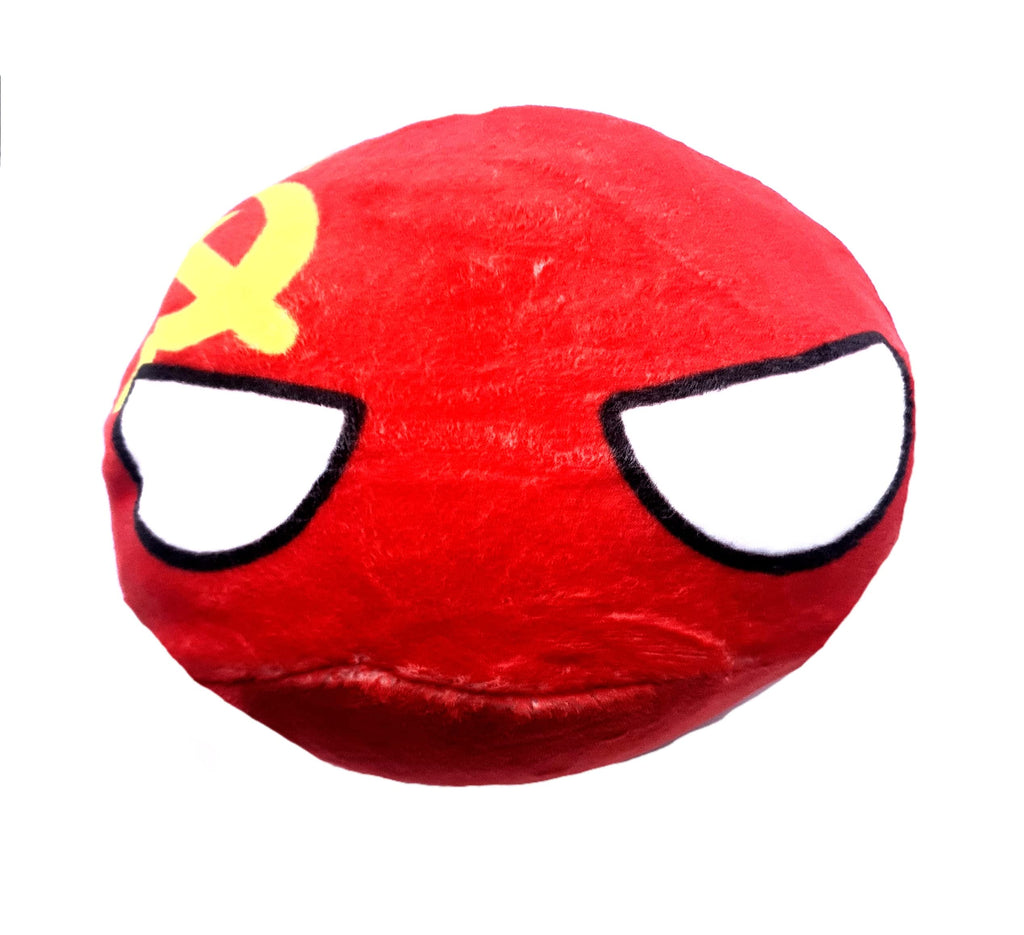 10cm Countryballs Country Ball Cute Soviet Union USSR Communist Hammer & Sickle Flag Cuddly Meme Ball Toy Gift