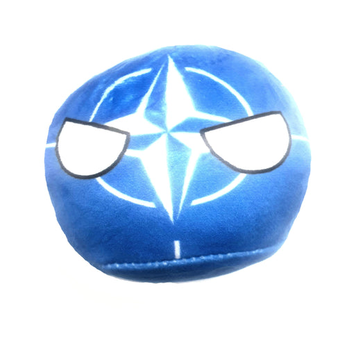 10cm Countryballs Country Ball Cute NATO North Atlantic Treaty Organization Flag Cuddly Meme Ball Toy Gift