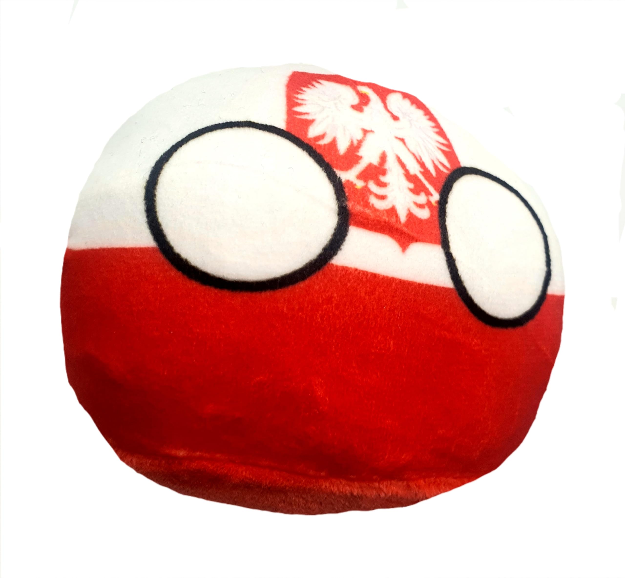 Poland 10cm Countryballs Country Ball Cute Polish Coat of Arms EU Europe Flag Cuddly Meme Ball Toy Gift