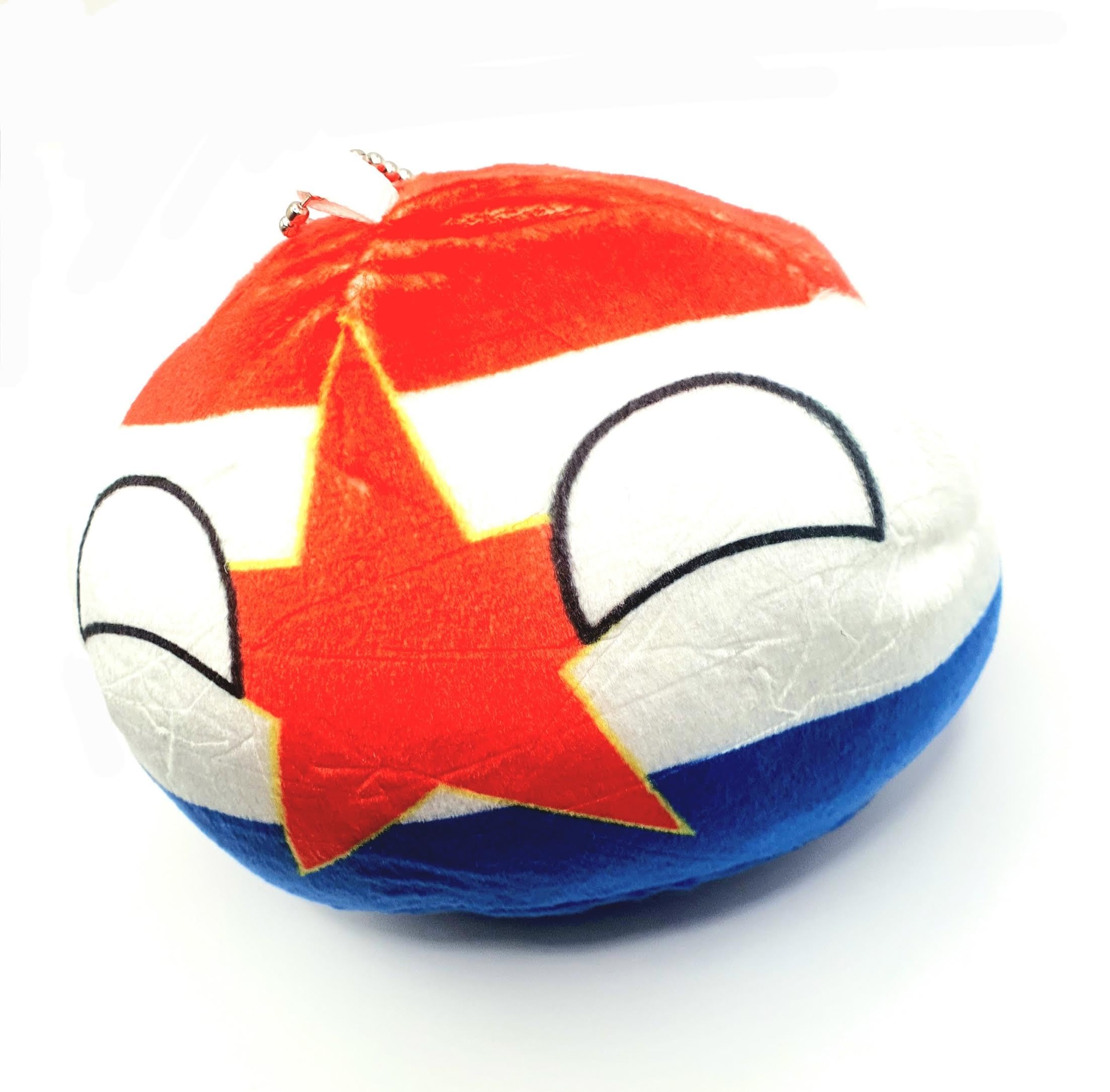 SNS Components Yugoslavia 10cm Countryballs Country Ball Cute Balkan Flag Cuddly Meme Ball Toy Gift