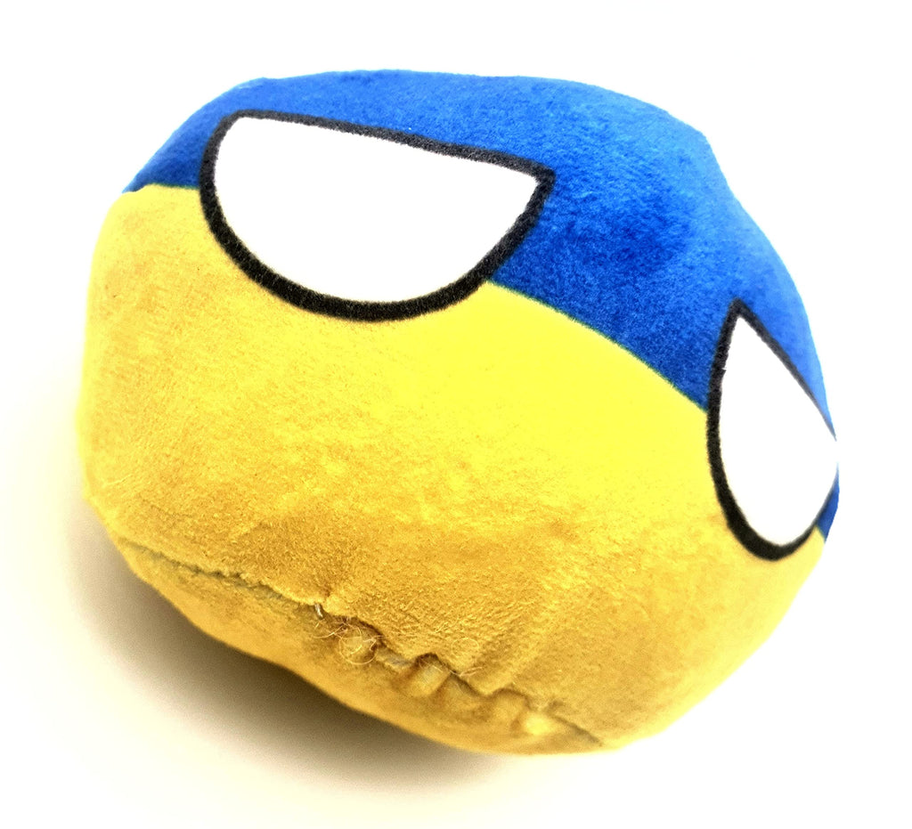 10cm Countryballs Country Ball Cute Ukraine Ukranian Flag Cuddly Meme Ball Toy Gift