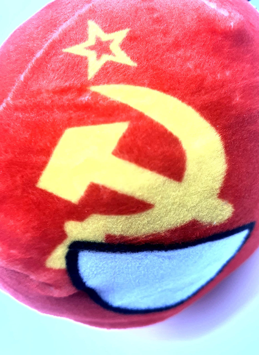 10cm Countryballs Country Ball Cute Soviet Union USSR Communist Hammer & Sickle Flag Cuddly Meme Ball Toy Gift