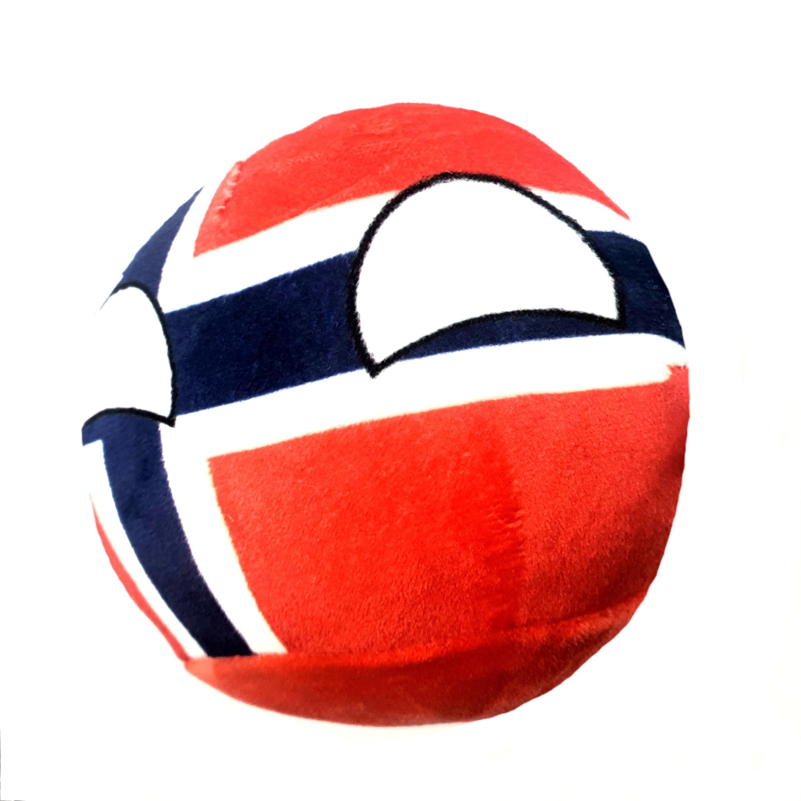 Norway 10cm Countryballs Country Ball Cute Norwegian Scandinavia Europe EU Flag Cuddly Meme Ball Toy Gift